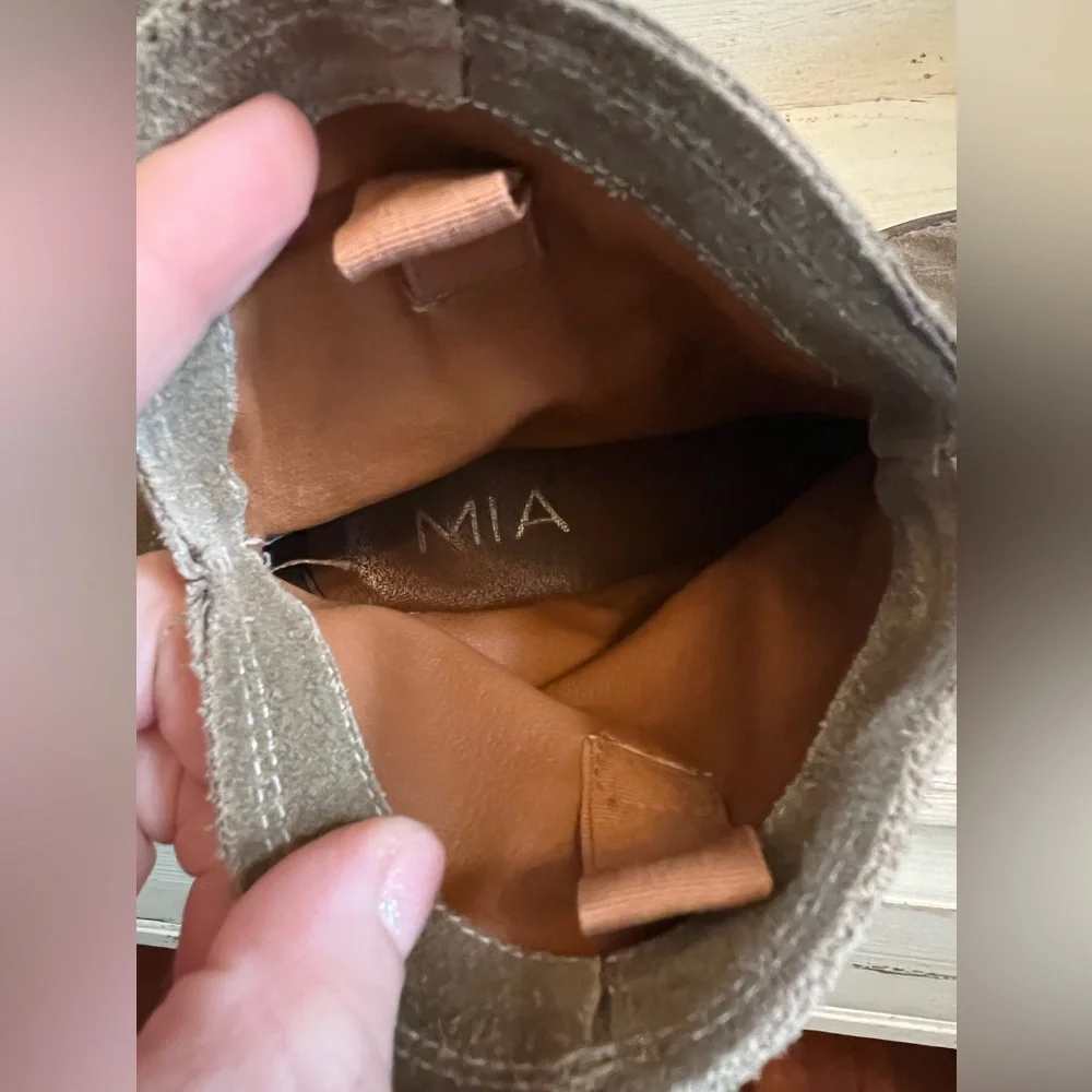 Leather low cowgirl boots - Picture 6 of 6